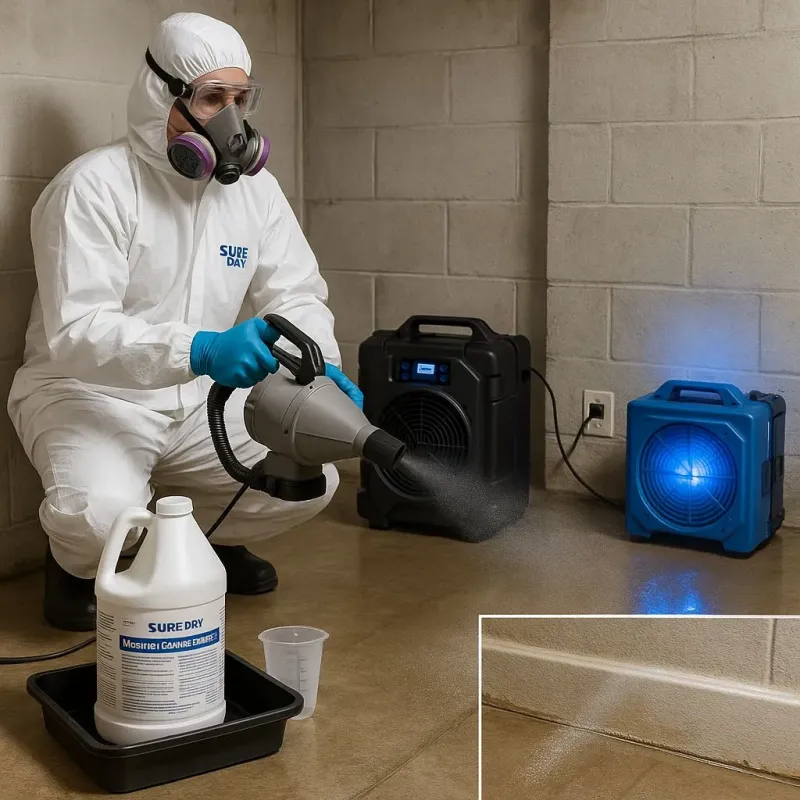 Sanitization and Odor Removal process in San Anselmo, CA